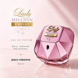 Paco Rabanne Lady Million Empire EDP 80ml, women's fragrance bottle