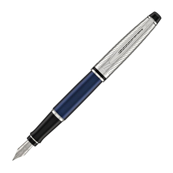 Waterman Expert Deluxe Blue Obsession ST Fountain Pen – Premium Writing Instrument