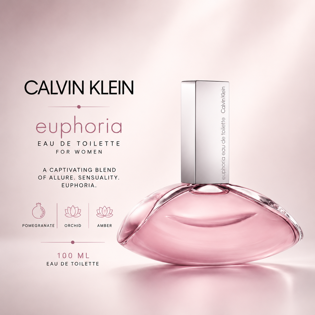 Calvin Klein Euphoria for Women Eau de Toilette – 100ml
