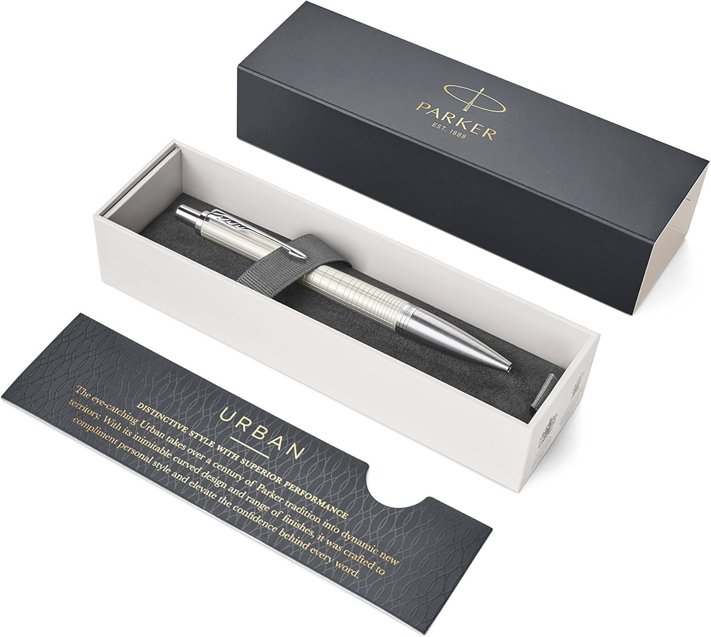Parker Pearl Metal Chiselled Ballpoint Pen