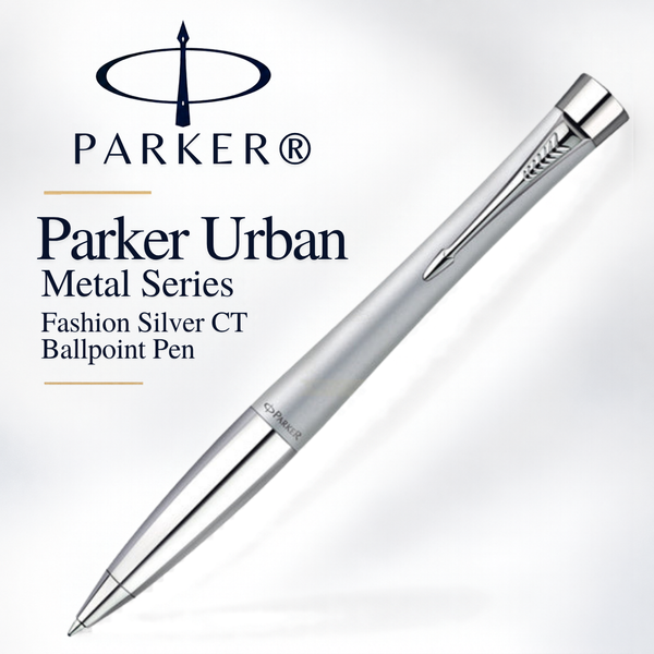 Parker Urban Metal Series Fashion Silver CT Ballpoint Pen