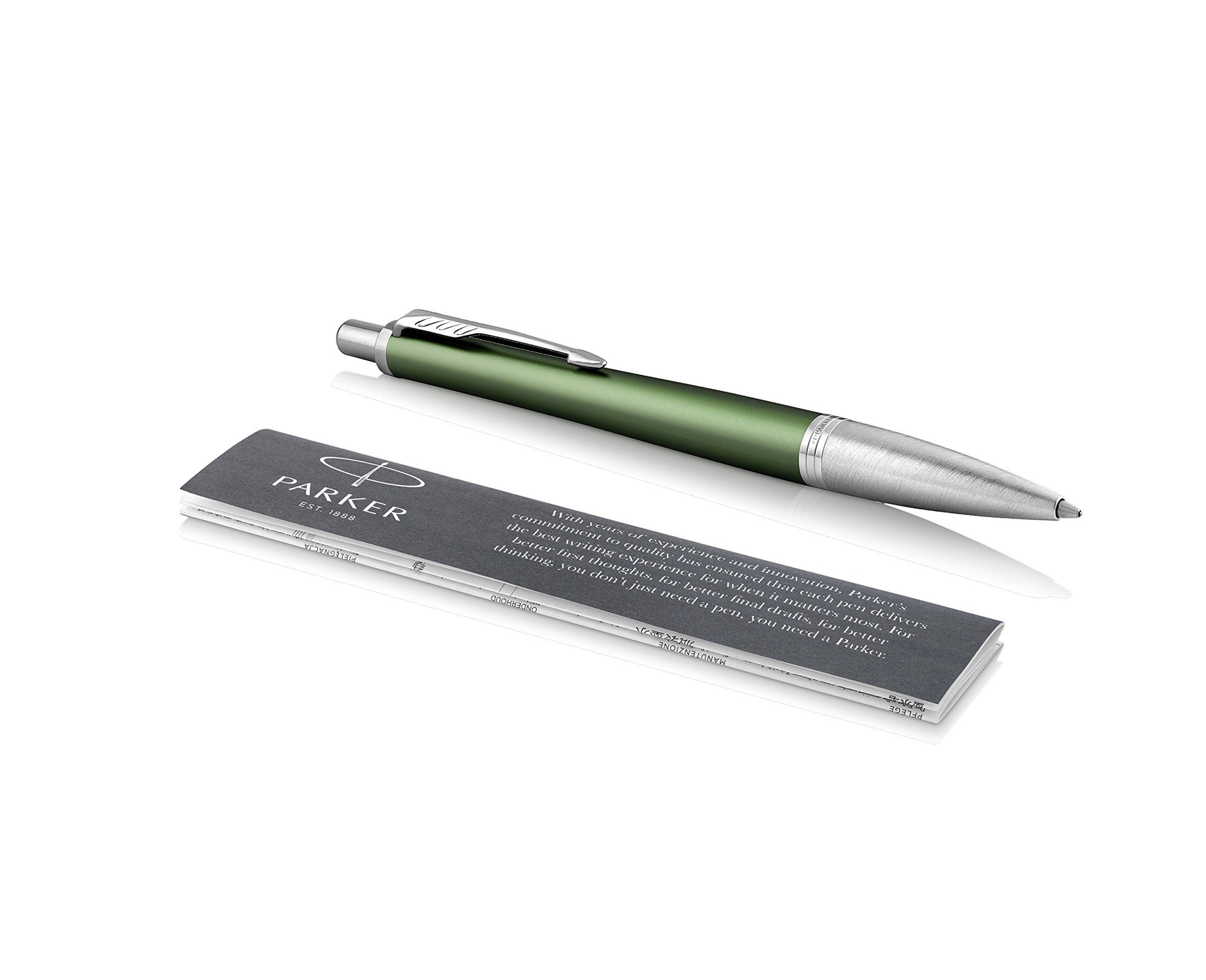 Parker Urban Premium Green CT Ballpoint Pen | Chrome Trim