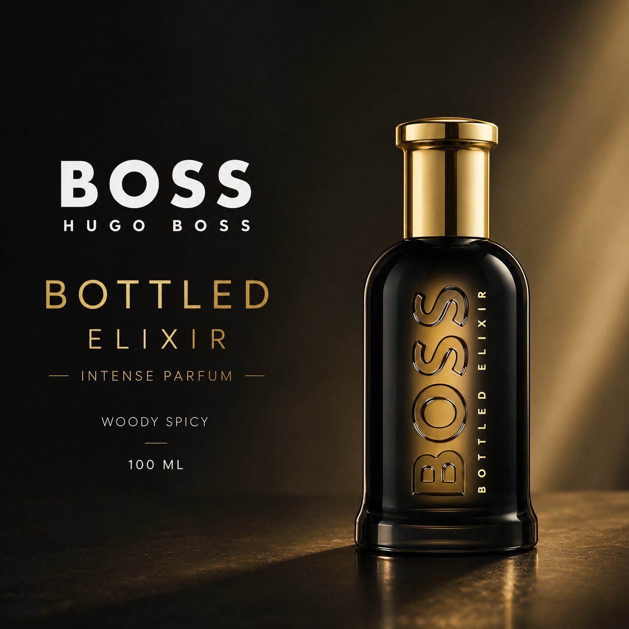 Hugo Boss Bottled Elixir Intense Parfum EDP for Men 100ml | Woody Spicy