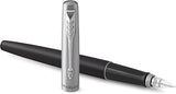 Parker Jotter Core Fountain Pen – Bond Street Black with Chrome Trim | Premium Fountain Pen