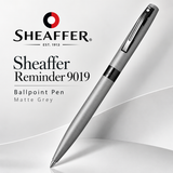 Sheaffer Reminder 9019 Ballpoint Pen — Matte Grey | Black PVD Trim