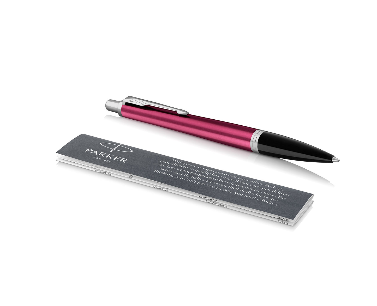 Parker Urban Ballpoint Pen – Vibrant Magenta | Chrome Trim