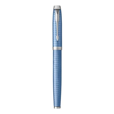 Parker IM Premium Blue CT Rollerball Pen – Chrome Trim