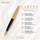 Waterman Carène Essential Black GT Ballpoint Pen