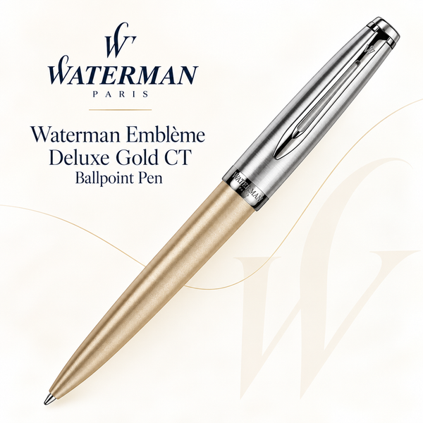 Waterman Emblème Deluxe Gold CT Ballpoint Pen