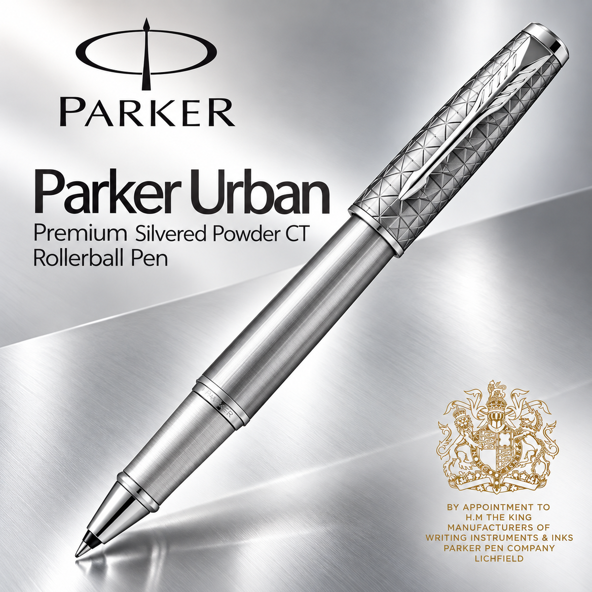 Parker Urban Premium Silvered Powder CT Rollerball Pen