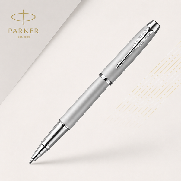 Parker IM Rollerball Pen – Matt Silver CT