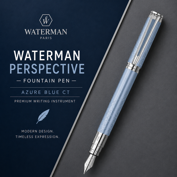 Waterman Perspective Azure Blue CT Fountain Pen