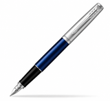 Parker Jotter Core Fountain Pen – Royal Blue with Chrome Trim | Premium Fountain Pen