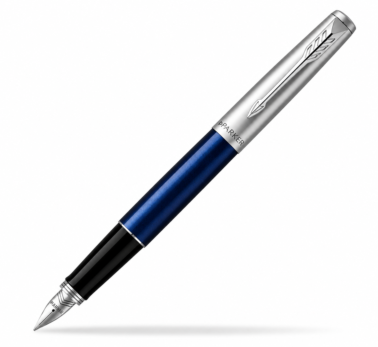 Parker Jotter Core Fountain Pen – Royal Blue with Chrome Trim | Premium Fountain Pen