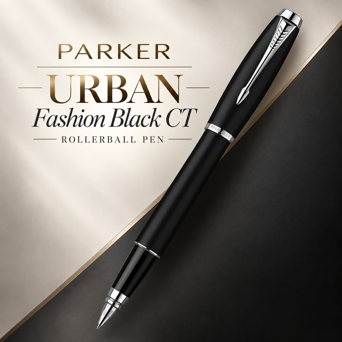 Parker Urban Fashion Black CT Rollerball Pen