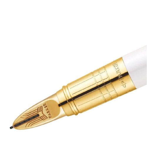 Parker Ingenuity Slim 5th Technology Rollerball Pen | Pearl & Metal GT, Fine