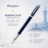 Waterman Perspective Dark Blue CT Rollerball Pen With Special Box
