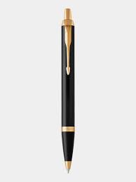Parker IM Premium Ballpoint Pen – Black Lacquer with Gold Trim | Premium Ballpoint Pen