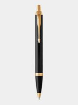 Parker IM Premium Ballpoint Pen – Black Lacquer with Gold Trim | Premium Ballpoint Pen