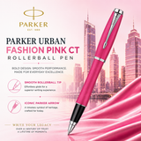 Parker Urban Fashion Pink CT Rollerball Pen