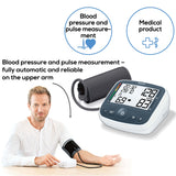 Beurer BM 40 upper arm blood pressure monitor with cuff, white digital BP device, additional view 4