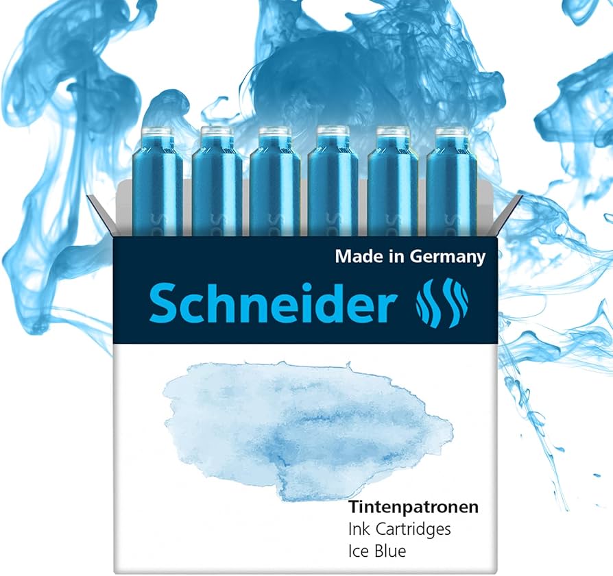 Schneider Ink Cartridges Blue Pack Of 6
