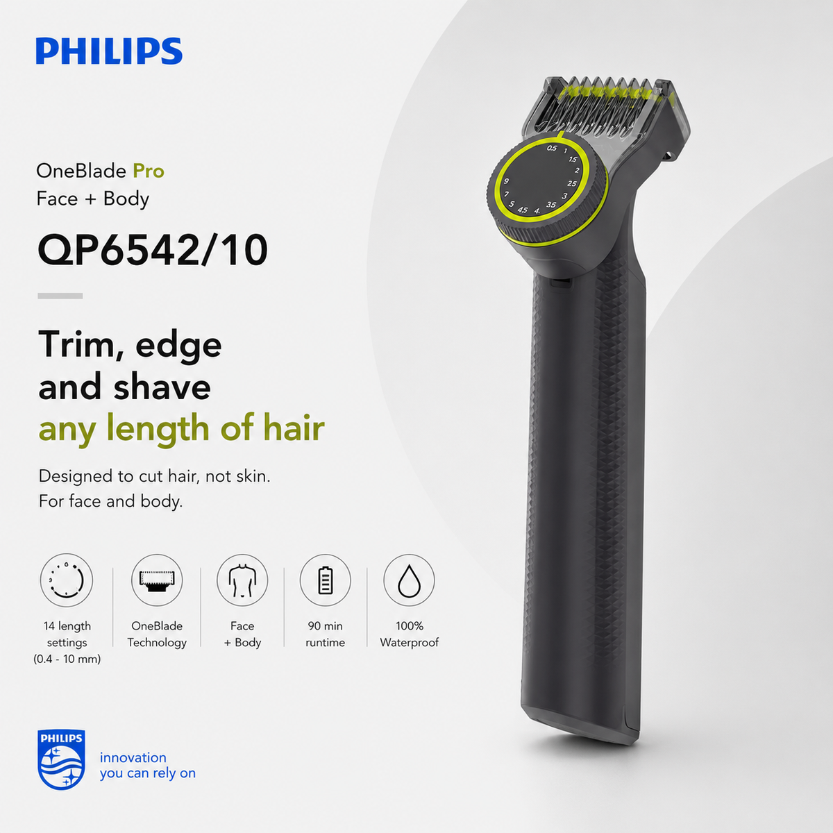 Philips OneBlade Pro Face + Body QP6542/10