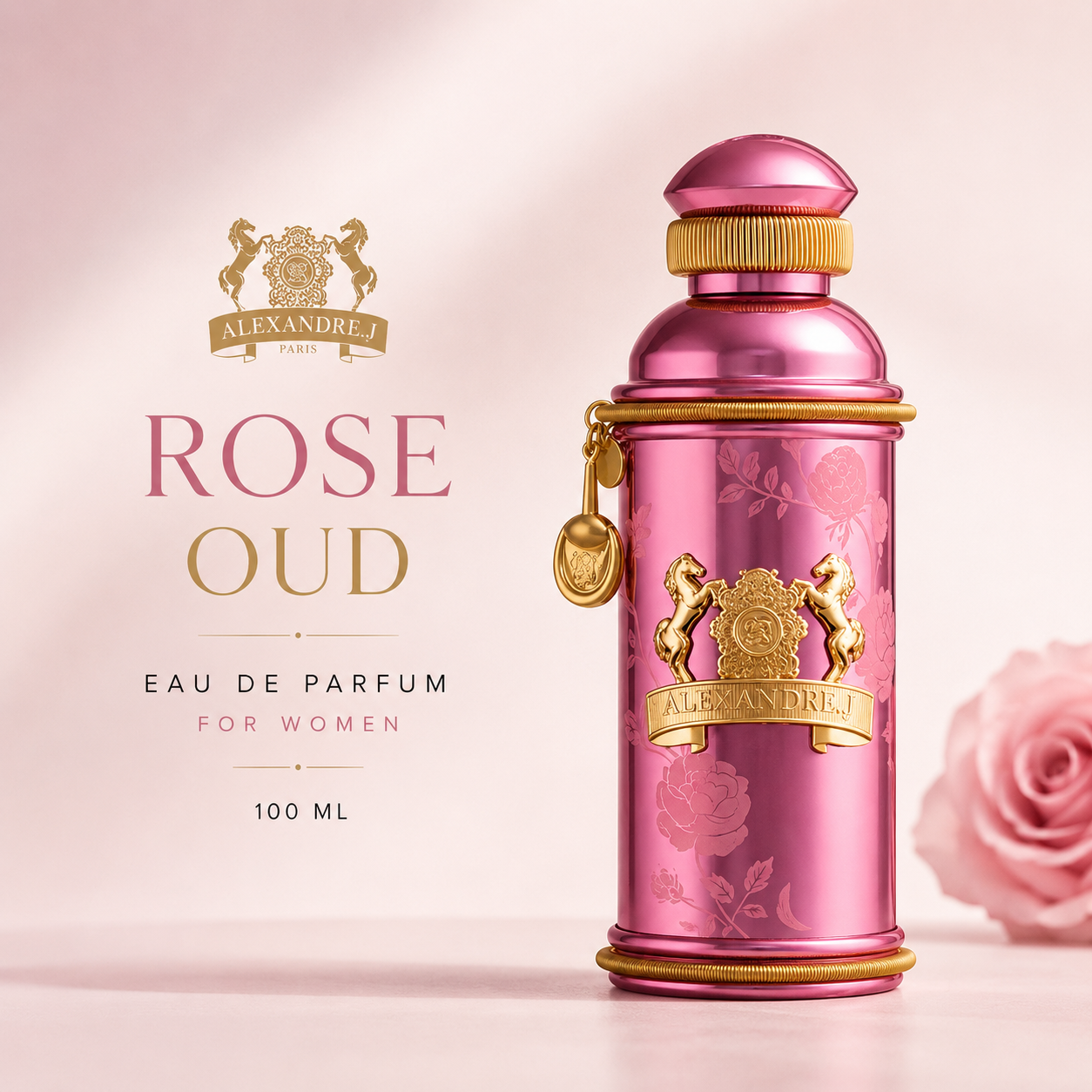 Alexandre.J Rose OUD For Women EDP 100Ml
