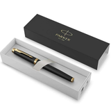 Parker IM Matt Black Gold Trim Fountain Pen – Core Premium Series