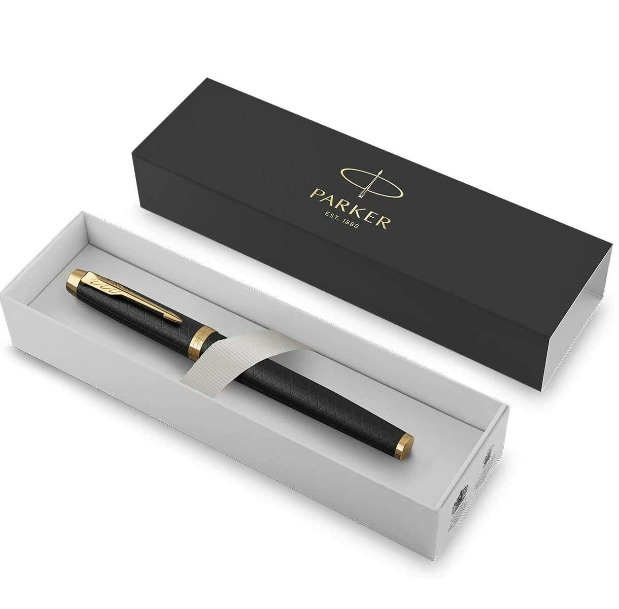 Parker IM Matt Black Gold Trim Fountain Pen – Core Premium Series