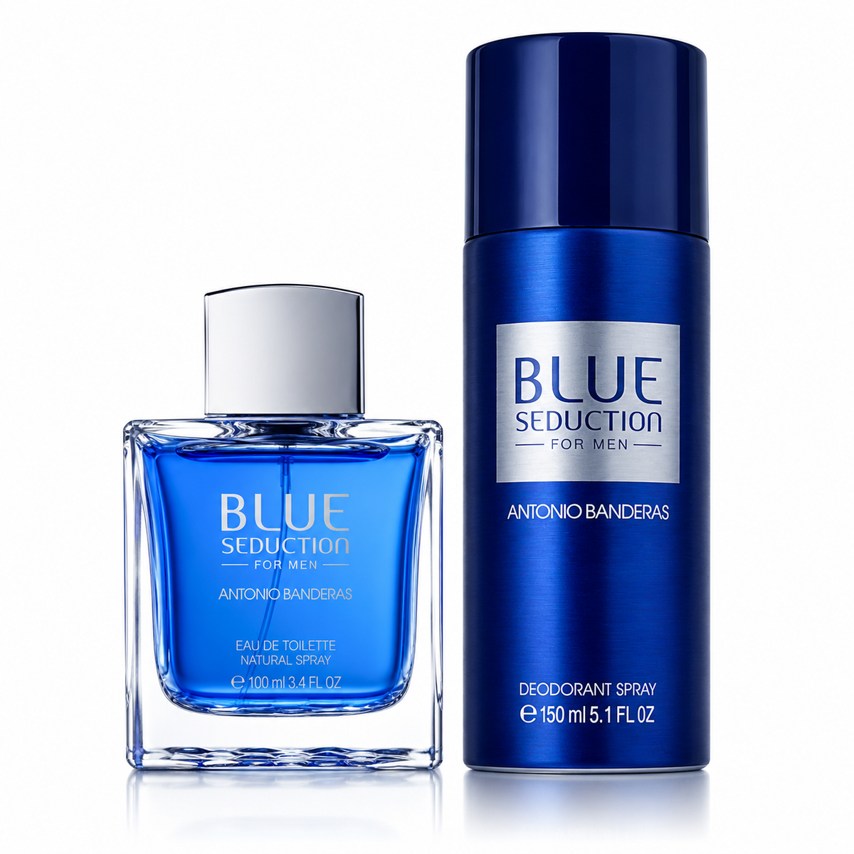 Antonio Banderas Blue Seduction Gift Set – Eau de Toilette 100ml + Deodorant 150ml