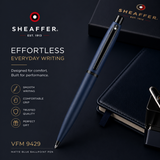 Sheaffer VFM 9429 Matte Blue Ballpoint Pen