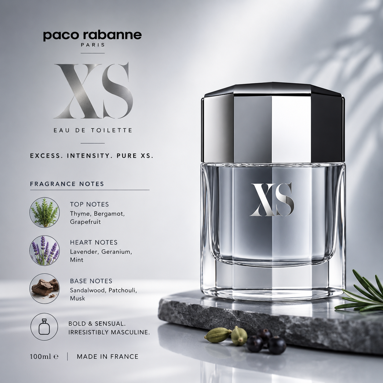 Paco Rabanne XS Eau de Toilette – 100ml