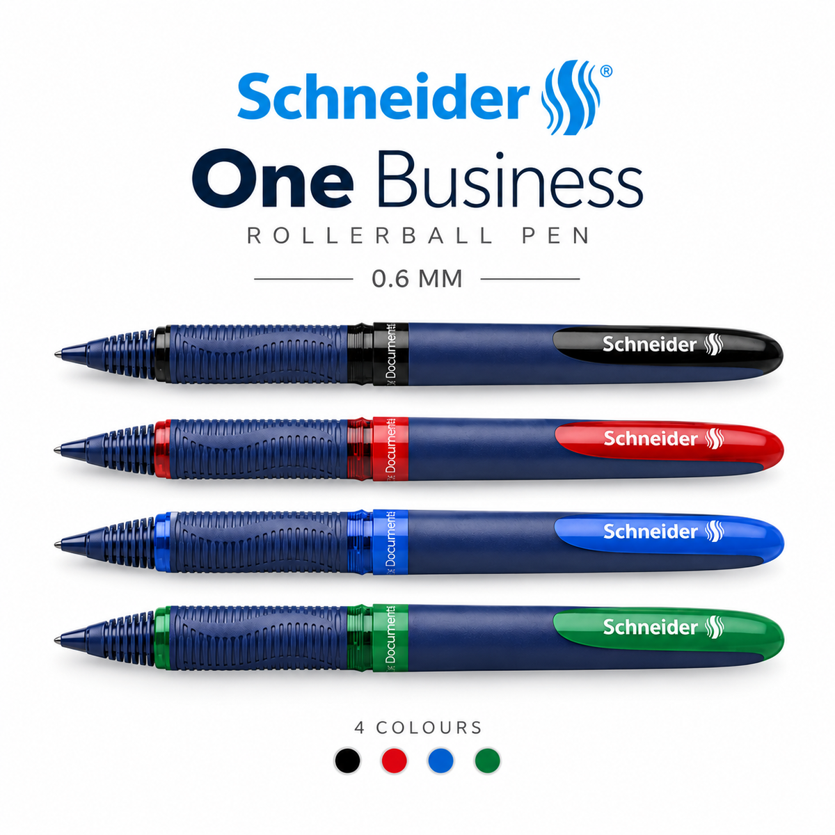 Schneider One Business Rollerball Pen (0.6mm) — Choose Your Ink Colour