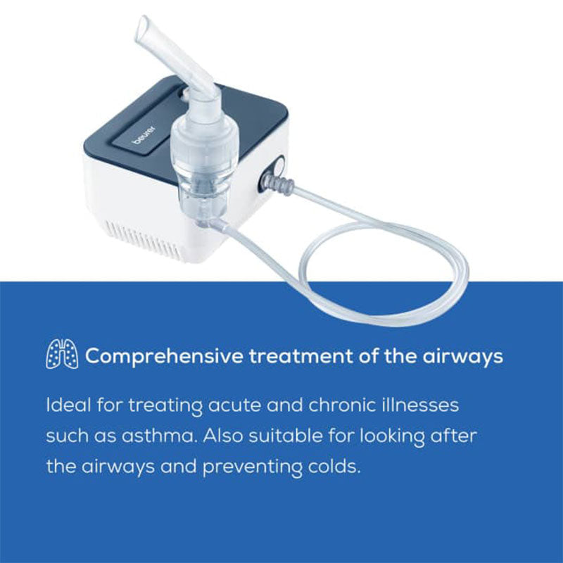 Beurer IH 16 compact nebuliser inhalation device, white respiratory device, additional view 4