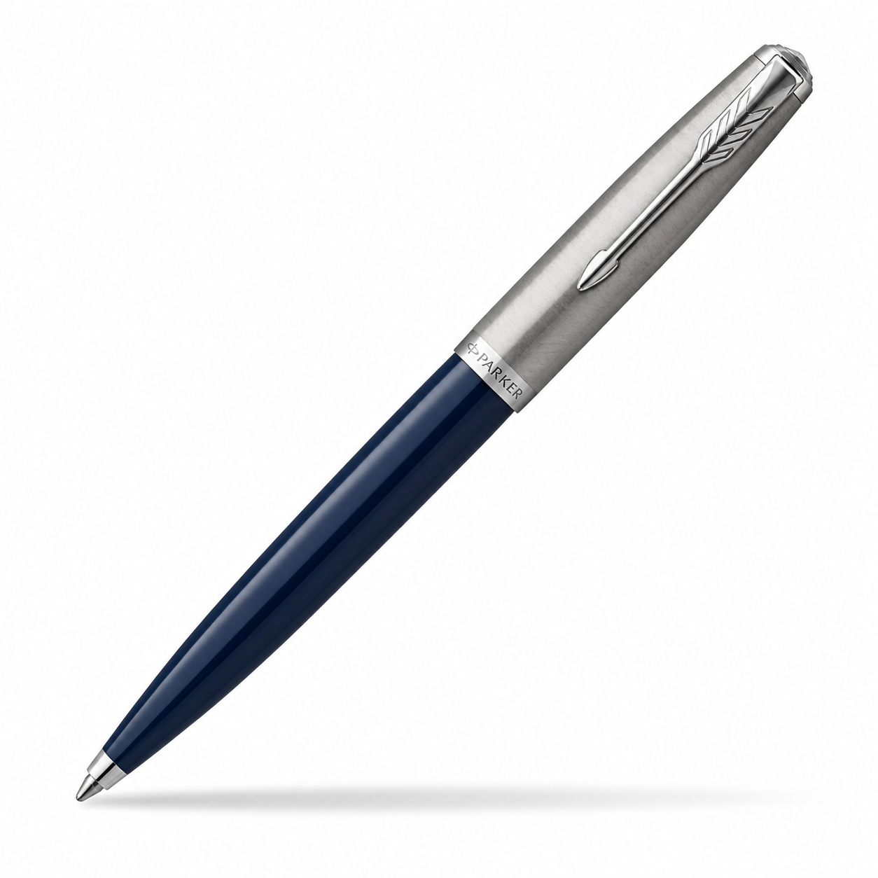 Parker 51 Ballpoint Pen – Midnight Blue with Chrome Trim | Iconic Luxury Pen