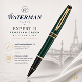 Waterman Expert II Prussian Green Rollerball Pen