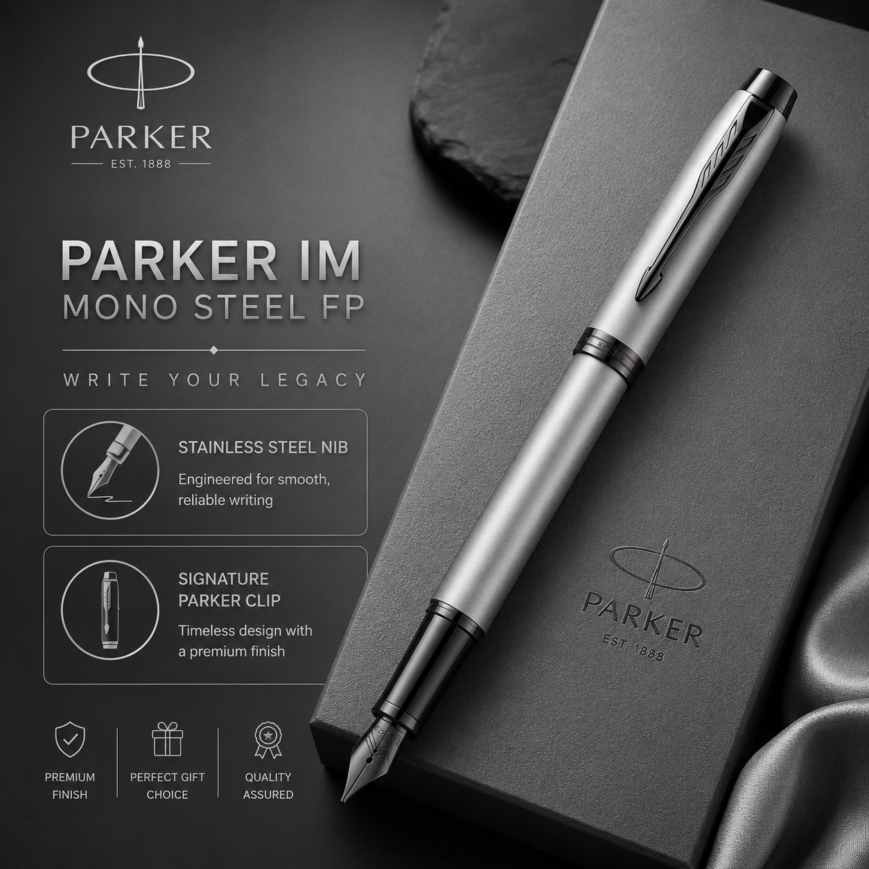 Parker IM Monochrome Fountain Pen