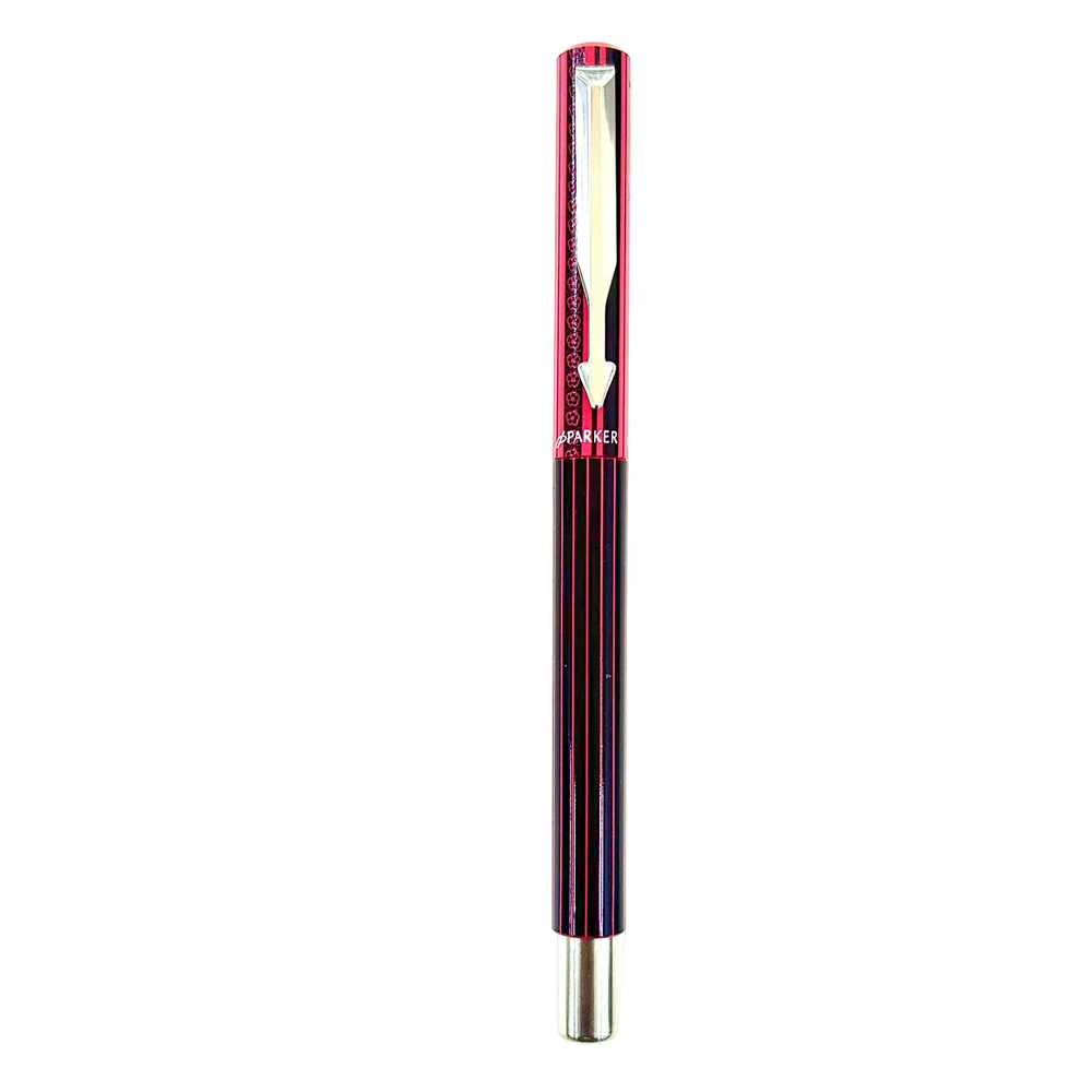Parker Vector CT Rollerball Pen – UK Mania Stripes Edition | Blue & Black Ink | Made in UK
