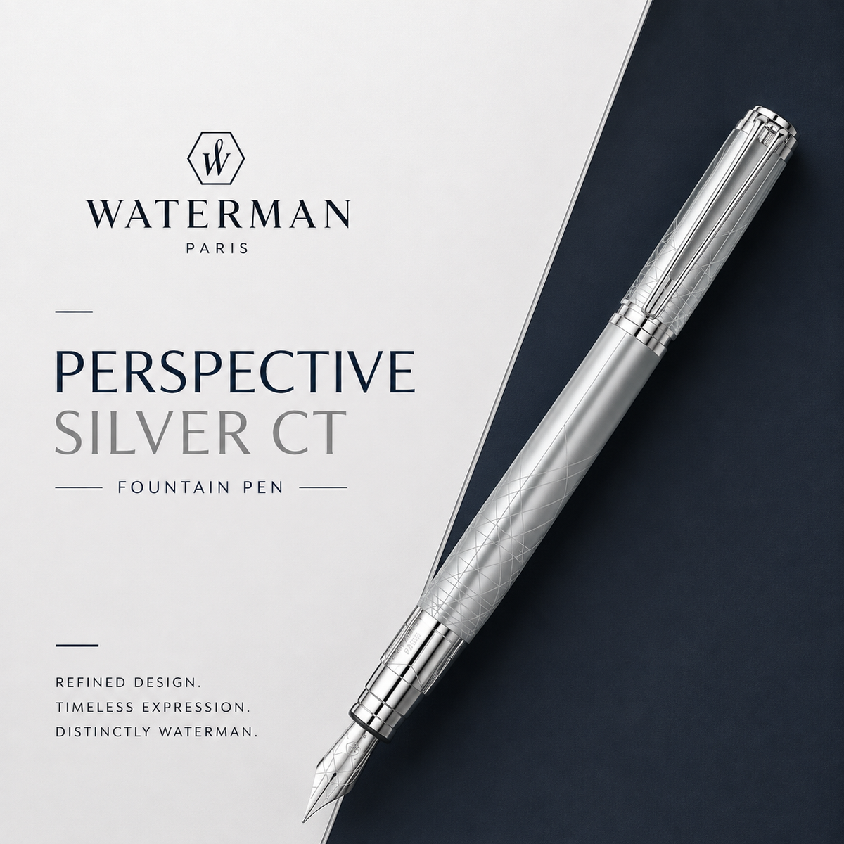 Waterman Perspective Silver CT Fountain Pen