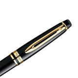 Waterman Expert Rollerball Pen – Black with Gold Trim