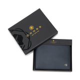 Cross Soft Grain Leather Bifold Wallet - Blue/Mocha, 8CC
