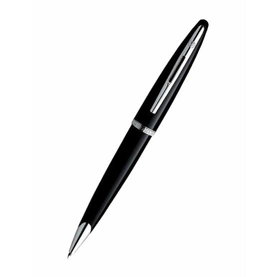 Waterman Carène Ballpoint Pen – Black Sea with Stainless Steel Trim