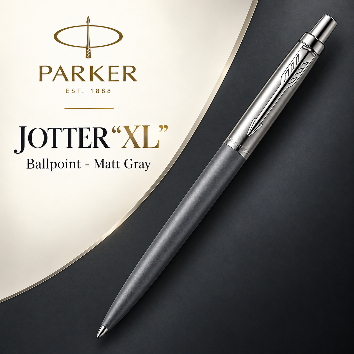 Parker Jotter XL Ballpoint Pen – Matte Gray