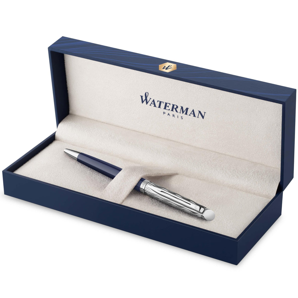 Waterman Hémisphère Deluxe Ballpoint Pen – Blue Wave CT