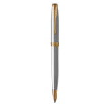 Parker Sonnet Ballpoint Pen – Stainless Steel with Gold Trim | Premium Ballpoint Pen