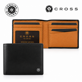 Cross Soft Grain Leather Bifold Wallet - Black/Mocha, 8CC