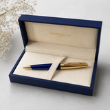 Waterman Edson Sapphire Blue GT Ballpoint Pen - Refurbished