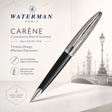 Waterman Carene Ballpoint Pen – Contemporary Black & Gunmetal