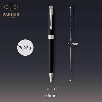 Parker Sonnet Ballpoint Pen – Matte Black with Chrome Trim